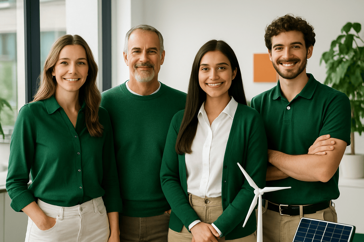 Professionelles gruppenfoto fachleuten – Solstis Energy AG